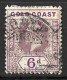 GOLD COAST.....KING GEORGE V..(1910-36.)....6d.....SG94.....CDS....USED........ - Goldküste (...-1957)