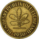 République Fédérale Allemande, 10 Pfennig, 1950, Hambourg, Brass Clad Steel - 10 Pfennig