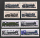 1983-5 Historical Locomotives Sc999-1002, 1036-9, 1071-4 - Ongebruikt