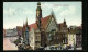 AK Breslau, Rathaus Mit Markt Aus Der Vogelschau  - Schlesien