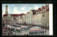 AK Augsburg, Obere Maximilianstrasse, Parade  - Augsburg