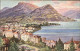 12056546 Lugano TI Kuenstlerkarte Mit Monte Bre E Boglia Lugano TI - Andere & Zonder Classificatie