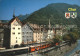 11997476 Chur GR Obertor Mit Eisenbahn Chur - Other & Unclassified