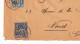 Lettre 1895 Annonay Ardèche Piraud 1895 Pour Nîmes Gard Type Sage - 1876-1898 Sage (Tipo II)