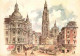 72906897 Antwerpen Anvers Cathedrale Notre Dame Kuenstlerkarte Strassenbahn Antw - Antwerpen