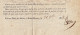 Prison 1823 Mandat De Dépot Saint Étienne Loire Restauration Juge Jean Joseph Peyron - Documents Historiques