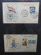 Delcampe - UAR Ägypten FDCs Ab 1953 Besammelt über 150 Stück Im Ringbinder #LY694 - Autres & Non Classés