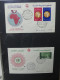 Delcampe - UAR Ägypten FDCs Ab 1953 Besammelt über 150 Stück Im Ringbinder #LY694 - Other & Unclassified