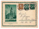 Postal Stationery 1933 Wiesbaden Deutschland Ganzsache + Briefmarke Friedrich Der Große - Lettres & Documents