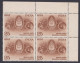 Inde India 1976 MNH Maharaja Agrasen, King, Ruler, Royalty, Hindu, Hinduism, Block - Unused Stamps