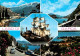 72900721 Garda Lago Di Garda See Panorama Uferstrasse Dreimaster  Garda Lago Di  - Other & Unclassified