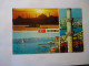 TURKEY  POSTCARDS  MONUMENTS ISTABUL  4 STAMPS - Turquie