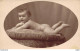 CARTE PHOTO STUDIO PASQUINO 192 AV DE CHOISY PARIS REPRESENTANT UN BEBE ALLONGE SUR DES COUSSINS - Other & Unclassified