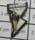 1818c Pin's Pins / Beau Et Rare : SPORTS / ATHLETISME  MARATHON DU LOIR - Athlétisme