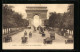 AK Paris, L`Arc De Triomphe Et Les Champs-Èlysèes, Triumphbogen  - Other & Unclassified