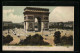 AK Paris, L`Arc De Triomphe Et La Place De L`Etoile, Triumphbogen  - Other & Unclassified