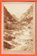 31206 / ⭐ ◉ A Localiser Hotel Valais Gorges TRIENT ?  Vallée Route Pont Torrent 1880s ● Photographie XIXe Format CDV - Oud (voor 1900)