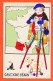 31416 / GASCOGNE-BEARN Provinces Francaises Contour Géographique Echasse 1940s Edition Spéciale Produits LION NOIR - Advertising