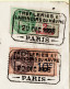 31296 / PARIS Trefileries Laminoirs Du HAVRE WEILLER Rue Madrid Change Timbre Fiscal 1928 BESSE NEVEUX CABROL Bordeaux - Cheques En Traveller's Cheques