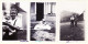 31328 / 3 Photo 1947-1949 Paysans Cour Ferme Bébé Famille Sarthoise Marcel TOUCHARD De LA-CHARTRE-sur-LOIR Ou BEAUMONT - Plaatsen