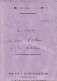31293 / CHATEAUPONSAC 1891 Acte NOTAIRE TARDY PLANECHAUD Cession MATHIEU Menuisier-MATHIEU Cultivateur Prés Le RIEULEIX - Manuscripten