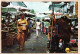 31108 / MARKET SCENE SINGAPORE General View EarlyBusy Queen Street Open Air Market Stall 1970s- S.W S 4011 - Singapur