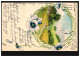 Prägekarte Dorfidylle Mit Blumengirlande, HADERSLEBEN 11.2.1905 Nach KIEL 12.2. - Autres & Non Classés