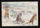 AK Vermenschlichte Tiere: Katzen Im Winter Schlittenfahrt Rodeln CÖLN 23.12.1899 - Katten