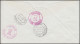 R-Drucksache Von Der Briefmarkenbörse UTRECHT-JAARBEURS 8.5.1952 In Die USA - Expositions Philatéliques