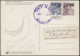 Deutsche Schiffspost TS BREMEN Auf AK Bremen, Violetter Stempel SHIP MAIL 6.4.71 - Andere & Zonder Classificatie