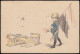 Propaganda-Feldpostkarte Kind Mit Gewehr OFFENBACH 24.4.15 An Militäranschrift - Occupation 1914-18