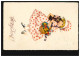 Ansichtskarte Vornamen: Josef - Mädchen Katze Blumen, ZAHLINICE C.S.P. 19.3.1932 - Firstnames