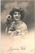 CPA Carte Postale  Belgique Joyeuse Fête  Une Jeune Femme Et Ses Roses 1916  VM80695 - Sonstige & Ohne Zuordnung