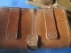 MILITARIA LOT DE CARTOUCHIERE CUIR - Equipo