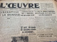 L OEUVRE 44/MARCEL DEAT MONNAIE /GRAZIANI /AVRANCHES /PARIS BOMBARDEMENTS - Autres & Non Classés