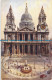 R094500 St. Pauls Cathedral. London. Valentine. Art Colour - Sonstige & Ohne Zuordnung