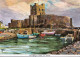 1 AK Nordirland * Carrickfergus Castle - Reproduced From Orginal Oil Painting By The Irish School Of Landscape Painting - Antrim