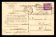 75 - PARIS 1ER - CARTE DE SERVICE DES GRANDS MAGASINS DU LOUVRE - SALLE A MANGER PALISSANDRE VERNI - Arrondissement: 01
