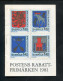 "SCHWEDEN" 1981, Rabattmarkenheft Mit 6 Karten ** (A2005) - Postal Stationery