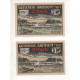 NOTGELD - ARCHSUM - 2 Different Notes 2 Mark - 1921 (A059) - [11] Emissions Locales