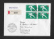 1950 STEINSTOSSEN  ► Dekorativer Chargé Brief Mit Werbe-Stempel Lauterbrunnen Nach Burgdorf - Cartas & Documentos