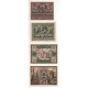 NOTGELD - ALFED - 4 Different Notes - 25 & 50 Pfennig (A024) - Lokale Ausgaben