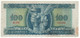 HUNGARY Scarce  100  Forint  P160  (dated  1946)   "Várszegy Gizella + Hands Holding Hammer And Wheat Ears At Back" - Hongarije