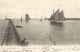 CPA Carte Postale 1903  DUNKERQUE 59   Voilier Sortant Du Port - Dunkerque