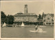 Ansichtskarte Lindau (Bodensee) Trettboot Auf Dem Bodensee Vor Der Stadt 1950 - Autres & Non Classés