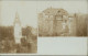 Ansichtskarte  2 Bild: Villa U. Turm 1913 - Te Identificeren