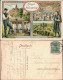 Ansichtskarte Oberwiera Gasthof Zum Wieratal, Gastraum MB 1912 - Autres & Non Classés