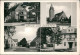 Schapen Mehrbild-AK Kirche Krankenkaus Handelsschule Dorfpartie 1950 - Other & Unclassified