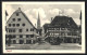 AK Nagold, Ortspartie Mit Kirche Und Hotel Post  - Nagold