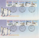 AAT 1988 Environment 5v Strip  5 FDC (4 Bases + Hobart) (OO188) - FDC